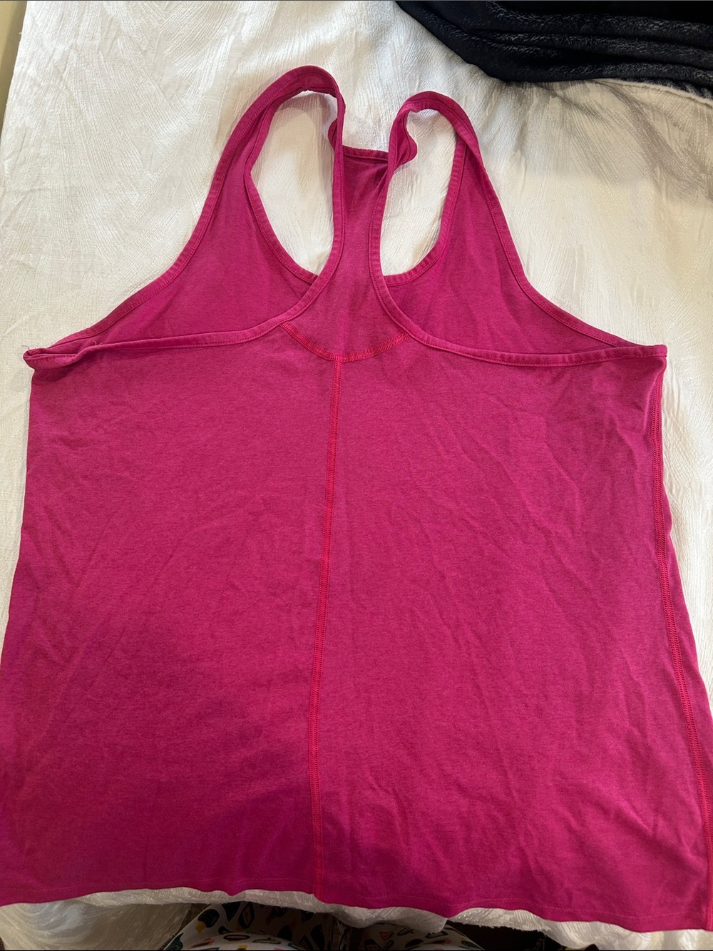 Nike Women's Racerback Tank Top - Raspberry - Picture 2 of 2